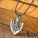 JJBA Stand Arrow Pendant Necklace - JoJo's Anime Cosplay Jewelry - Manga Theme Gifts for Women Men and Fans