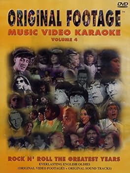 ORIGINAL FOOTAGE KARAOKE DVD #4-Rock N' Roll The Greatest Years