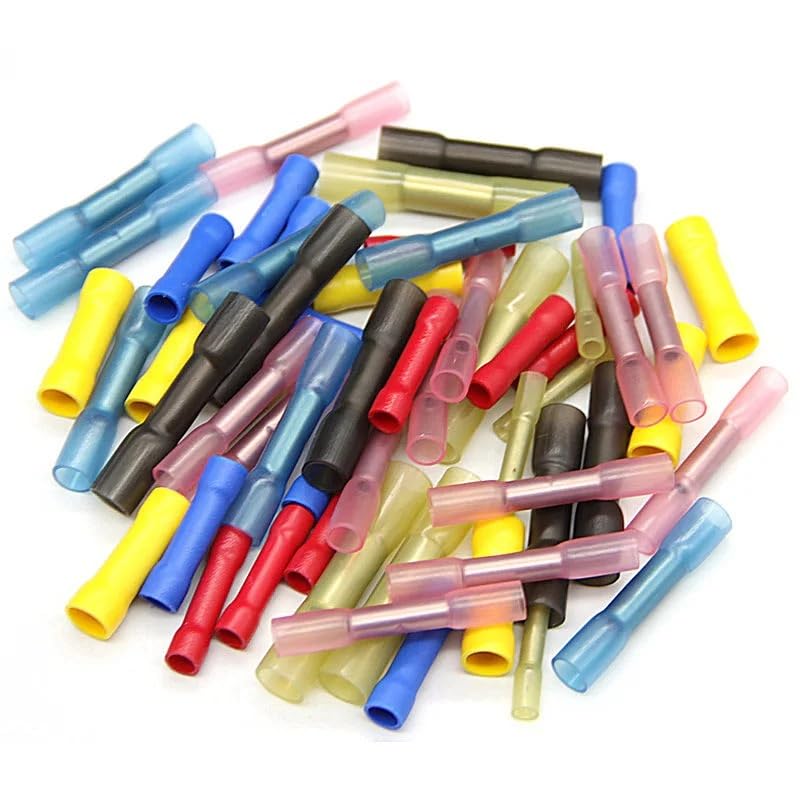240pcs Assorted Insulated Crimp Terminals Electrical Wire Cable Butt Wire Connectors Heat Shrink Waterproof Crimping Terminal VUQLDHAYZ