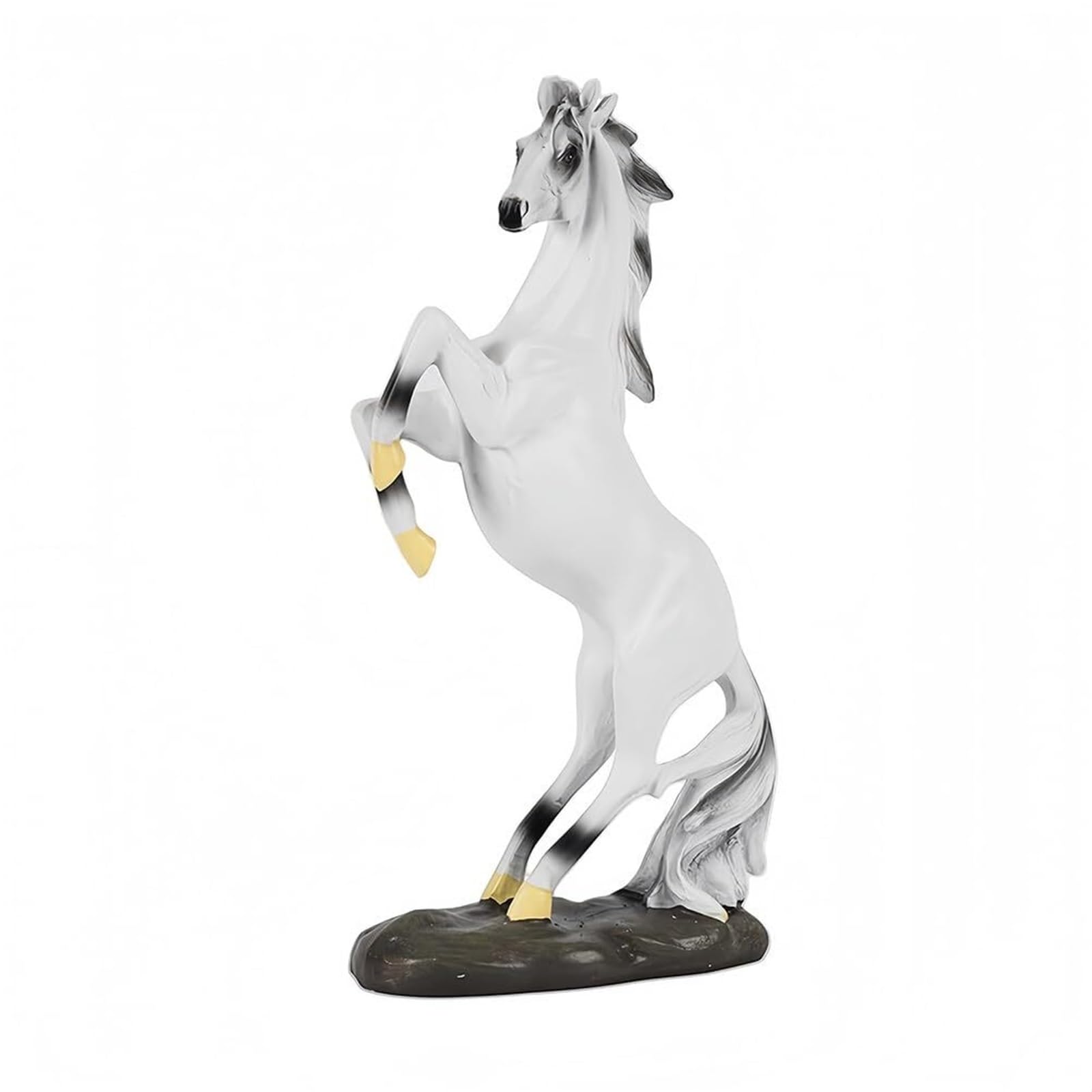 JJJing5 Decor Horse Art Figurines Resin Statue Creative Decor for Living Rooms Nightstand Accessories(B2)
