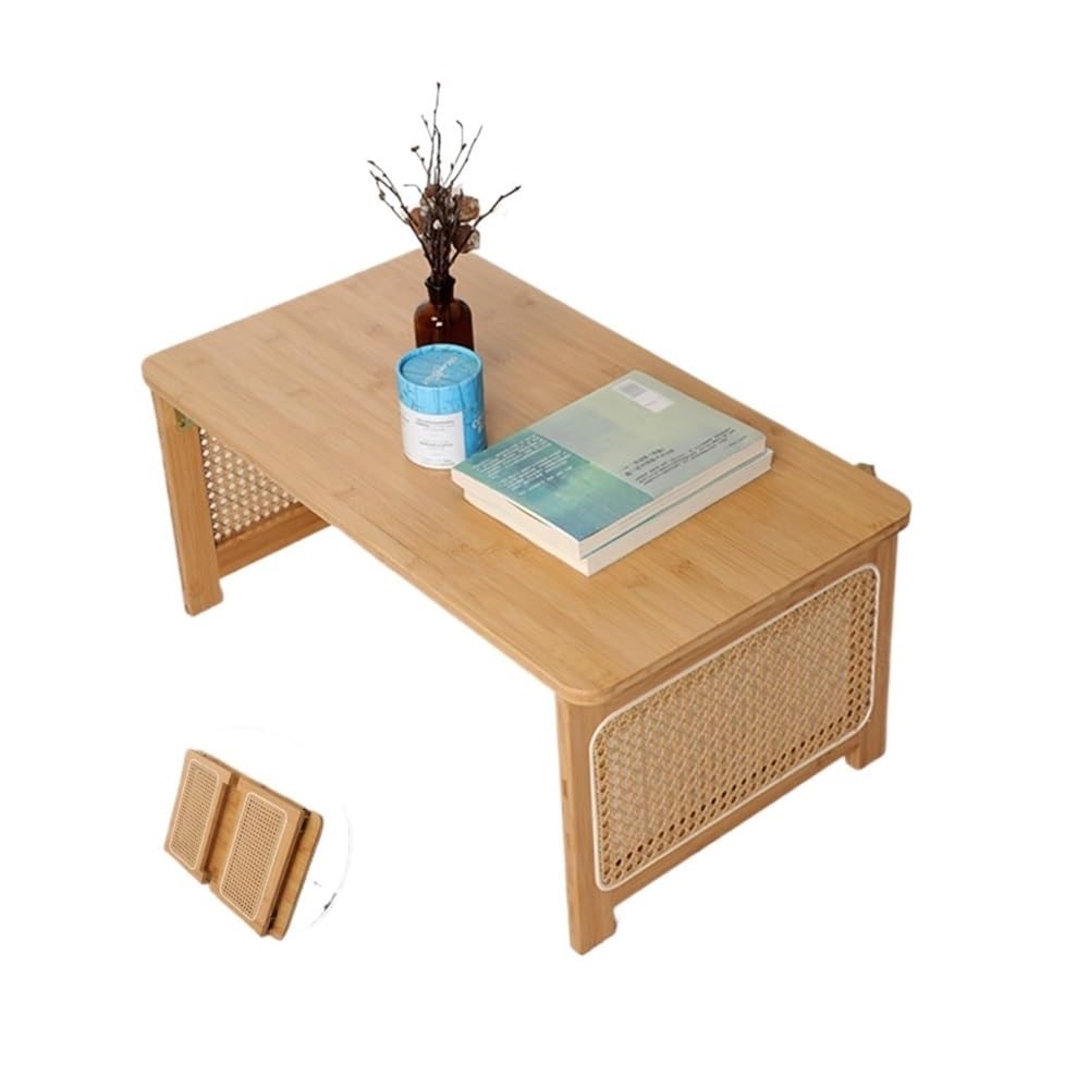 Table Basse en Bois Massif Pliable pour Gagner de l'Espace au Salon