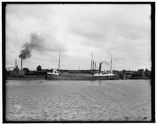 Infinite Photographs Photo : Saginaw River, Paquebots, cuiseur, Michigan, Mi, Detroit Publishing Company, C1908 Cover