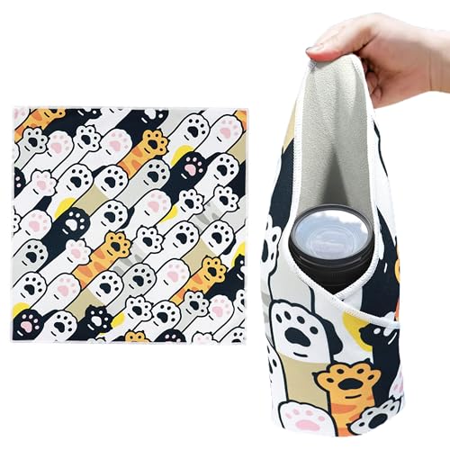 CINCOSKY Protective Wrap, Anti-scratch Lens Camera Wrap, Lens protector, Magic Self-Adhesive Cloth Portable Protective Cosmetic Pouch for DSLR/Camera Lens/Makeup Bags/Phone/Accessories