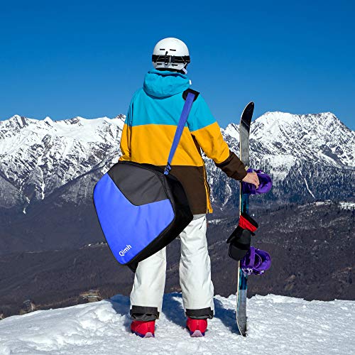 image for QiMH Ski Boot Bag - Snowboard Boot Bag Premium Snow Gear Travel Should