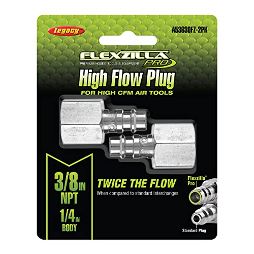 Bouchon haut débit Flexzilla raccord air comprimé FNPT 0,6 cm - 3