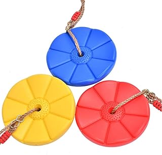 Faruxue Conjunto de balanço de árvore com corda de escalada, balanço de plástico para crianças ao ar livre com corda ajustável de carga de 150 kg Balanço para pendurar para crianças, jardim, uso ao ar livre, interior, escalada