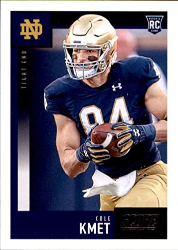 2020 Score #404 Cole Kmet Notre Dame Fighting Irish Rookie Football Card