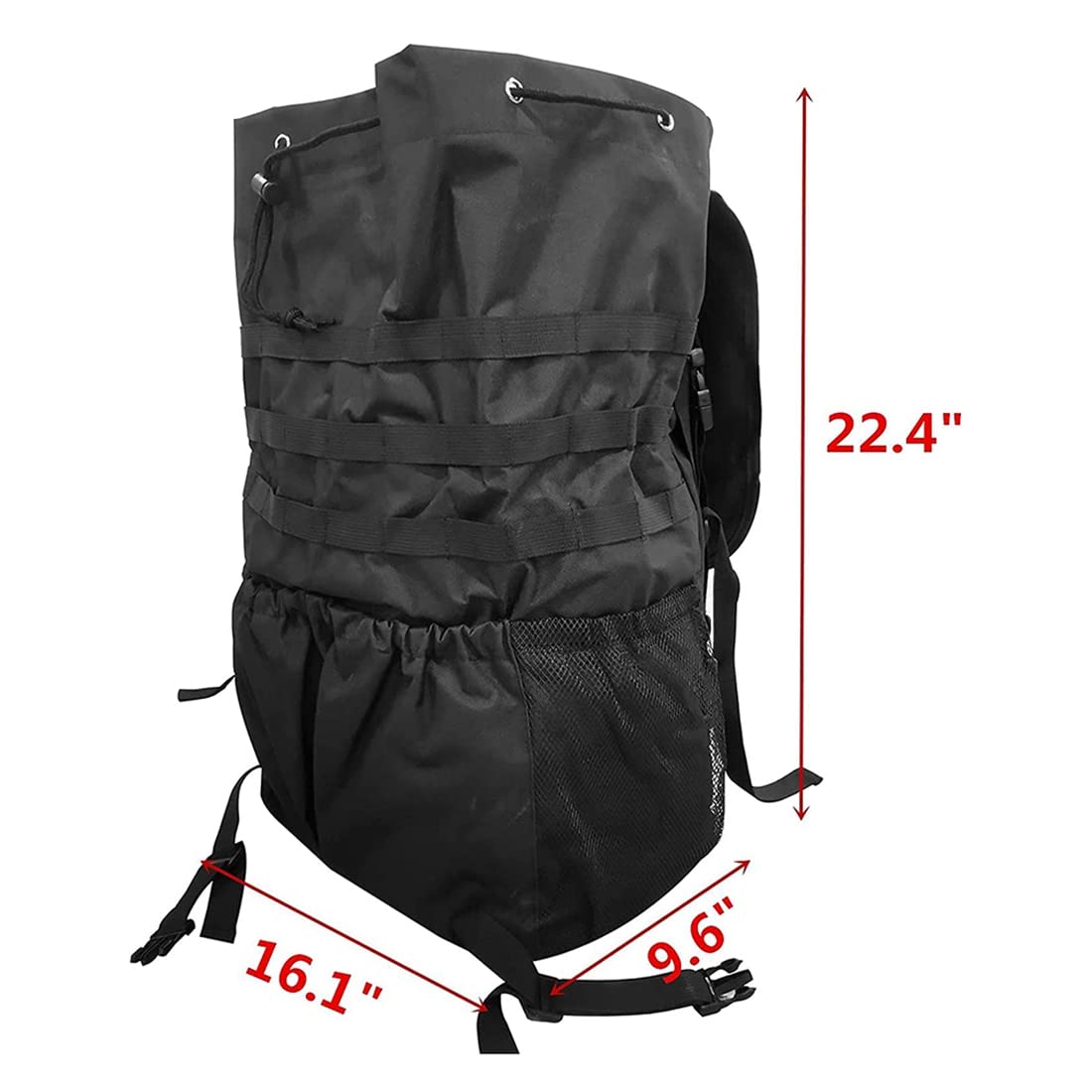 SRMAN Borsa per la spazzatura per pneumatici di scorta, per camion, veicoli fuoristrada, rimorchi, 61 x 43 x 20,3 cm