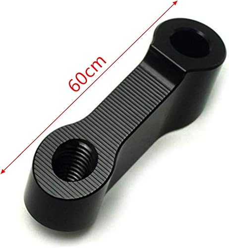 Miniatura 6 de Elevadores de montaje para espejo de motocicleta Adaptadores de extensión de espejo retrovisor lateral Adaptador CNC Aluminio 0.394 in Rosca derecha