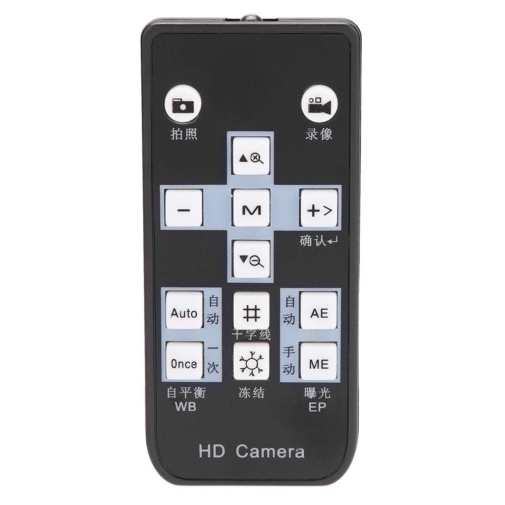 Akozon Telecamera per microscopio 21 MP HDMI USB C Mount Kit microscopio industriale 2K 1080P HD Videocamera UE 220V oculare digitale elettronica Manutenzione del telefono cellulare Fotocamera