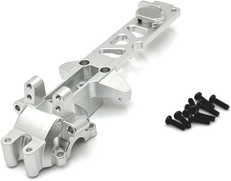 16160 Metal Front Gearbox Cover Parts for Hyper Go H16BM H16GT H16DR H16PL Rc Car, Aluminum Alloy Replacement Accessories for MJX 16207 16208 16209 16210 H6V3 M162 M163 1/16 Rc Car Sliver