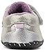 Pediped Girl's Dani Shoe, Silver Shimmer, 0-6 Months Child EU Infant (0-6 Months US)