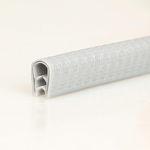 Miniatura 3 de Borde de goma negro con canal en U de 12 x 38 pulgadas, se adapta a bordes de 364 a 14 pulgadas, protector de borde de PVC flexible para superficies