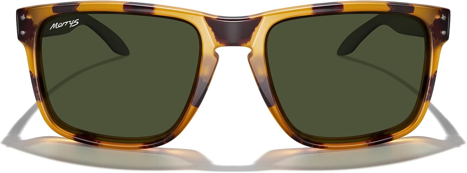 MERRY'S Polarized Square Sunglasses for Sports Driving Fishing Glasses UV400 Protection S3166