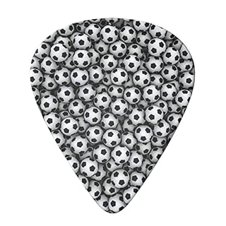 Pile of Footballs Lot de 6 médiators pour guitare acoustique, guitare électrique, basse, ukulélé – fins, moyens et épais… - Les Beatles, Paul McCartney, John Lennon, RIngo Starr, George Harrison Pile of Footballs Lot de 6 médiators pour guitare acoustique, guitare électrique, basse, ukulélé – fins, moyens et épais… – Image 3