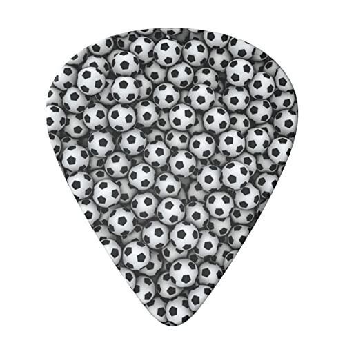 Pile of Footballs Lot de 6 médiators pour guitare acoustique, guitare électrique, basse, ukulélé – fins, moyens et épais… - Les Beatles, Paul McCartney, John Lennon, RIngo Starr, George Harrison Pile of Footballs Lot de 6 médiators pour guitare acoustique, guitare électrique, basse, ukulélé – fins, moyens et épais… – Image 4