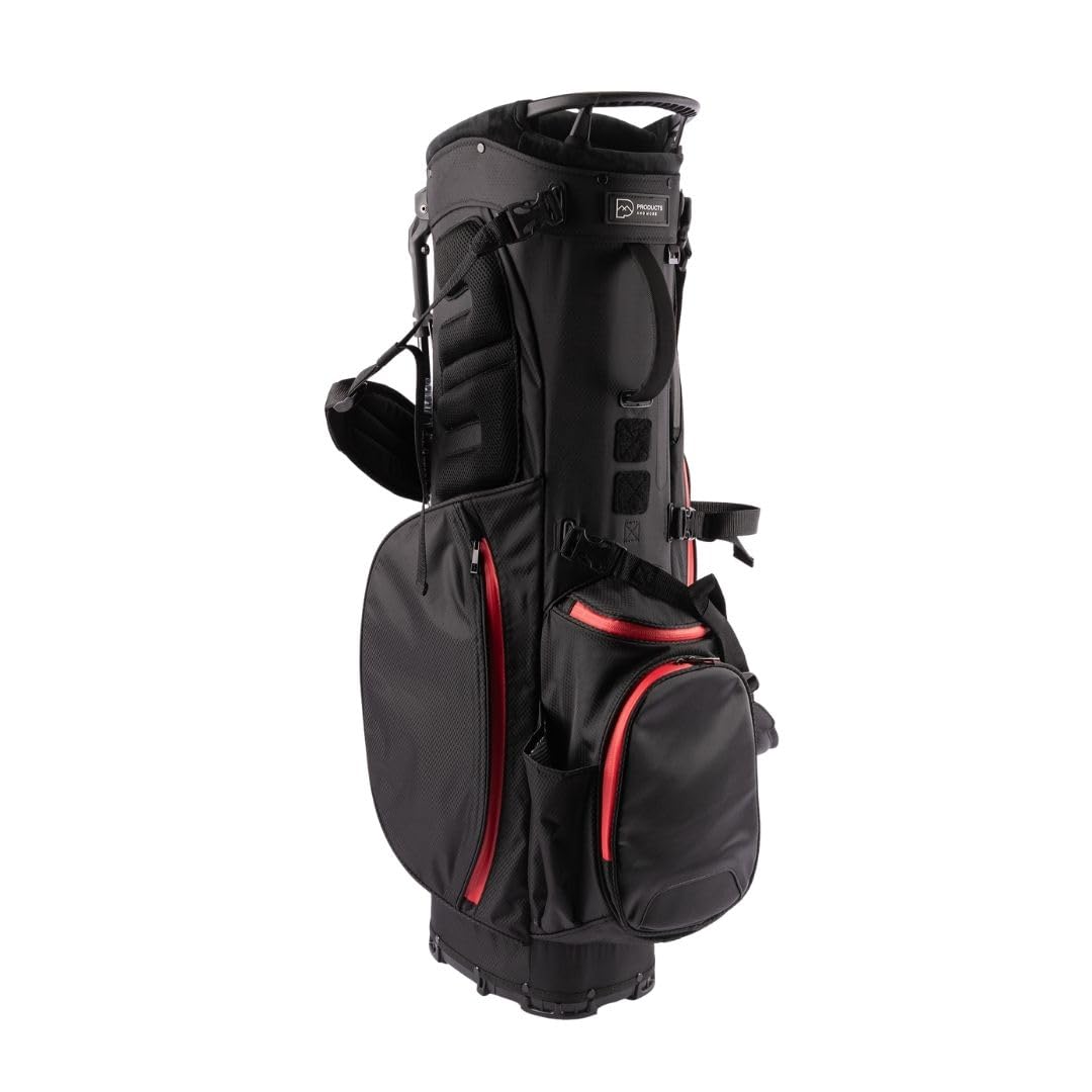 Golfbag für Herren & Damen – Products & More standbag I Golf Trolley I cartbag-Golf I Golftasche Herren I leichtes Standbag mit Tragegurt & 5‑Fach Schlägerdivider
