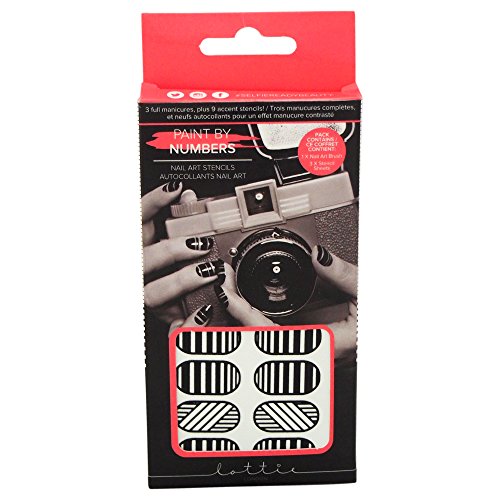 Lottie Nail Art Stencils Paint By Numbers