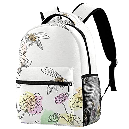 Excellent sac à dos d'école multicolore mixte résistant à l'usure