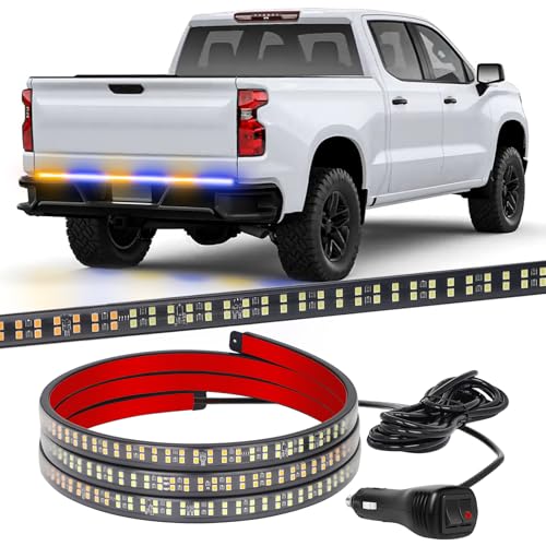 Image of XRIDONSEN 48 inch 288 LED Tailgate Strobe Lights Rear Emergency Lights
