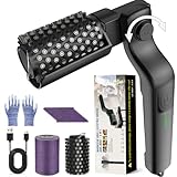 Elektrische Grillbürste：Akku-Betrieben, 180° Verstellbarem Winkel, 3-Stufen Reinigung, Edelstahl-Bürstenkopf, 90 Min Laufzeit, für Gasgrill, Holzkohlegrill, Kugelgrill, Elektrogrill und Grillrost