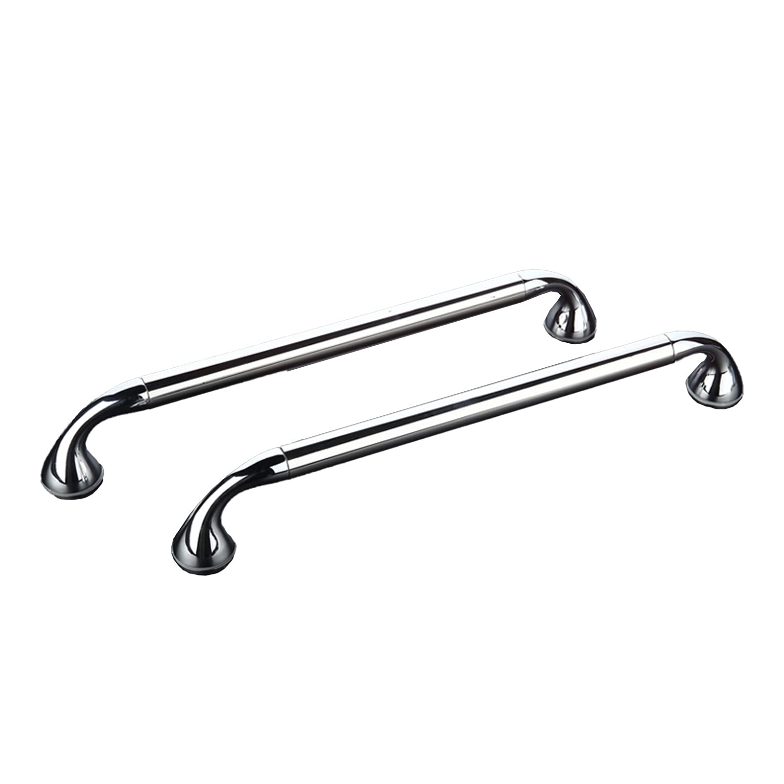 DFGHNBVC Glass Door And Window Handles Glass Door Handle Shower Door Handle,304 Stainless Steel Home Shower Room Push-Pull Door Handle,Hole To Hole 440Mm,2 Pack