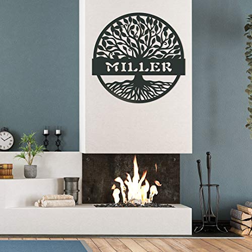 Genuine Realsteel Brand I Tree Of Life Metal Monogram I Last Name Sign I Personalized Metal Sign I Outdoor Wall Décor I Garden Décor I Metal Art I Welcome Sign #TOP2