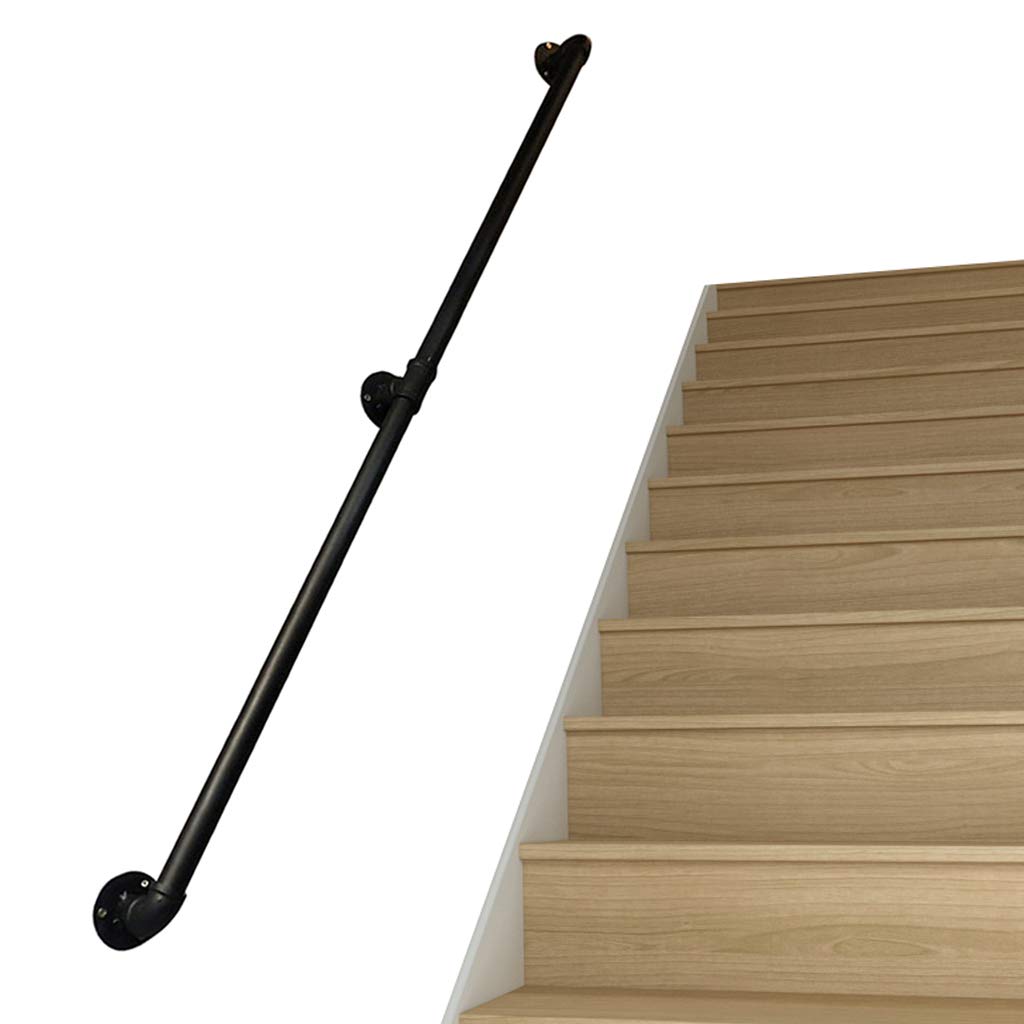 Poręcz schodowa, balkonowa, balustrada, poręcz, zestaw uchwytów, poręcz schodów, poręcz do ścian wewnątrz i na zewnątrz, poręcz wejściowa (30 cm ~ 600 cm)
