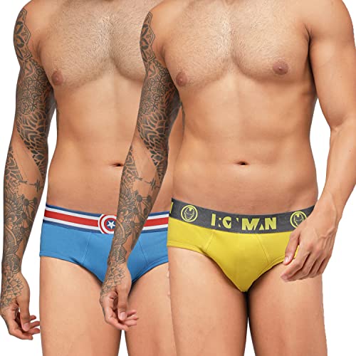 Image of Zoiro Men's Brief | Soft Band | Soft No-Marks Elastic | Breathable Innerwear | Pack of 1 | Color May Vary