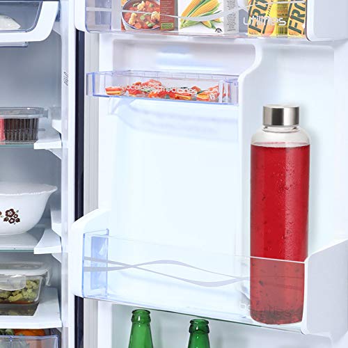 Cutting EDGE 500ml Borosilicate Glass Water Bottle (Transparent, Set of 1) 2
