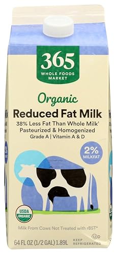 365 by Whole Foods Market, Organic Reduced Fat 2% Milk,