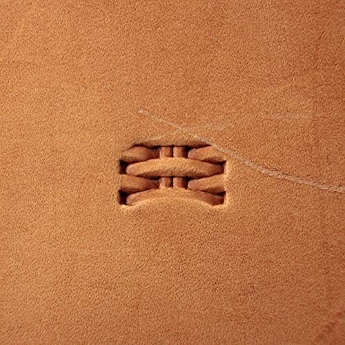 DandS ltd Leather Stamp Tool, Hauberk, Professional Steel Craft Tool for Leatherworking, Embossing, Carving & Stamping Leather Projects, Belts, Wallets & DIY Projects, Compatible with Mallet, #355 ST