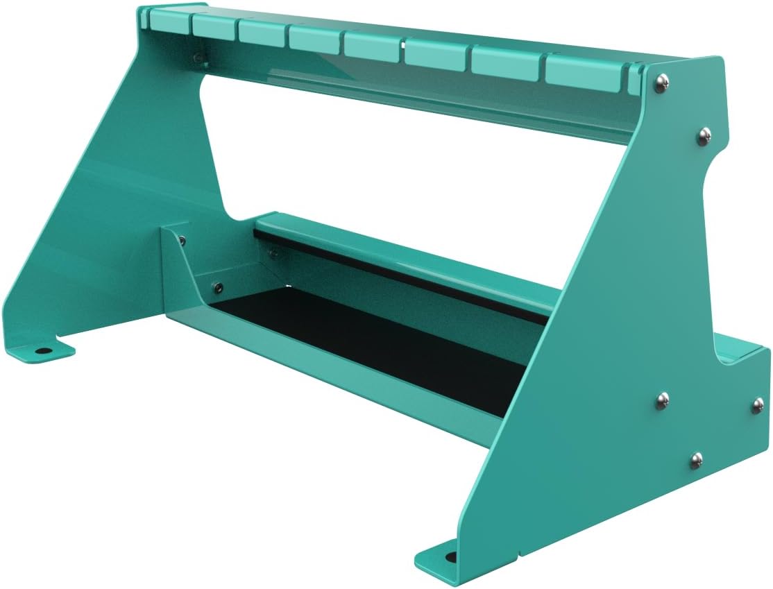 Stoke Stand Free-Standing Ski, Snoboard, Skateboard, Longboard Floor Rack (Mint/White Logo, Standard)