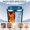 Insulated Coffee Tumbler 12 oz, Stainless Steel Coffee Mug with Lids, Travel Cof... #4