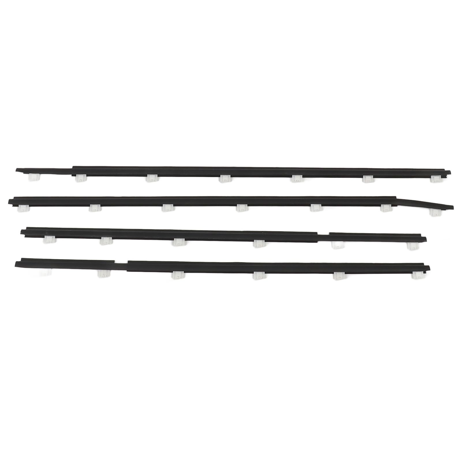 CHICIRIS 4PCS Window Seal, Rubber Weatherstrip for FJ80 Noise Reduction and Waterproof Car Door Seal Strip