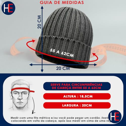 Touca de Lã Modelo Americano Gorro Inverno Frio Geada Neve Proteção Orelha Cabeça Costura Reforçada