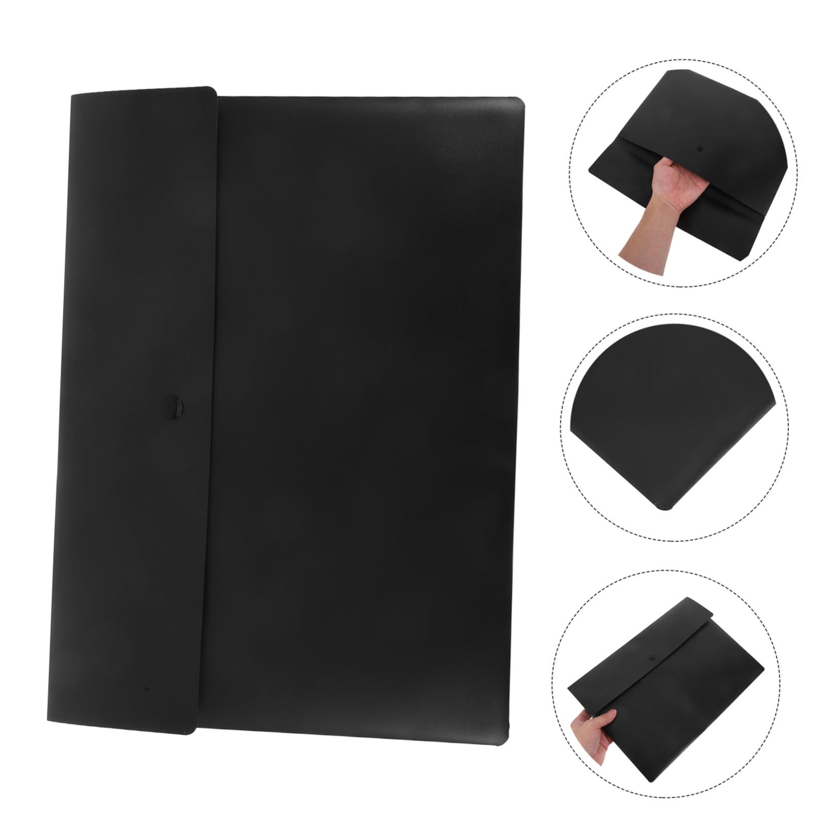 10 Pezzi Documenti con Bottone Organizer Ufficio in PP Spesso Buste Porta Documenti Resistenti Strappo e Acqua Capacità Ampia per Scuola e Business