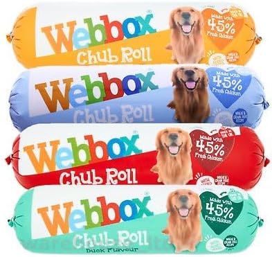 PRIME CHUB ASSORTED FLAVOURS 12X800G - CHUB SAUSAGE DOG FOOD MEATY TREAT (1X CASE)