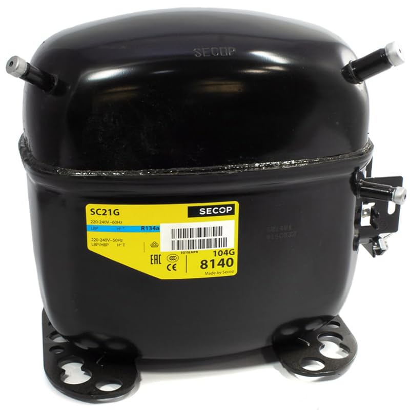 REPORSHOP - Compresor Secop SC21G 3/4cv R134A 220v Alta Media Baja Temperatura 20,95cm3