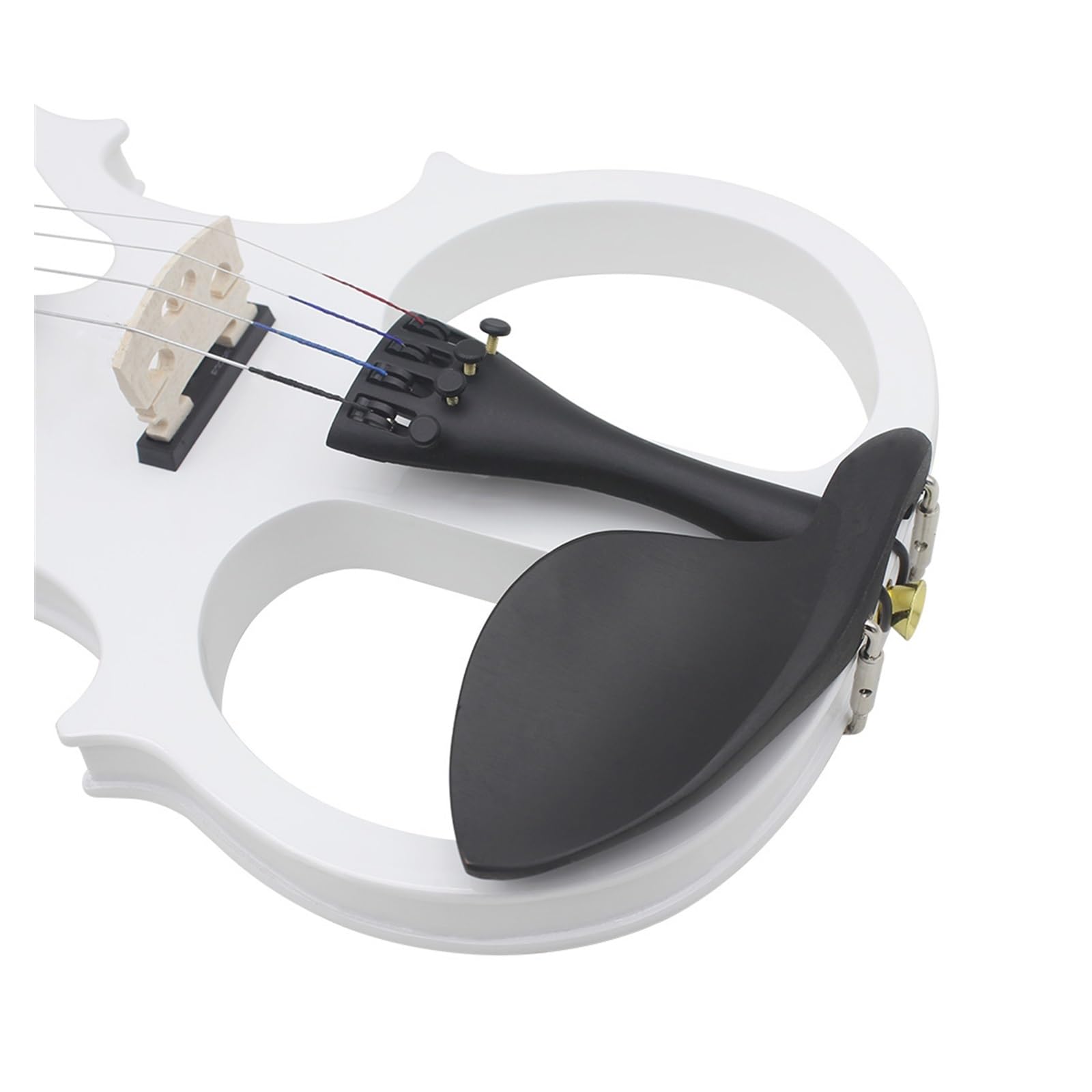 Anfänger Geige 4/4 Elektrische Violine Stumm Ahorn Körper Elektrische Violine Mit Bogen Fall Kopfhörer Anschluss Kabel Violine Teile Zubehör
