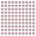 Mega Candles 100 pcs Unscented Red Jumbo Tea Lights Candle | Pressed Wax Candles 8 Hour Burn Time | for Home Décor, Wedding Receptions, Baby Showers, Birthdays, Celebrations, Party Favors & More
