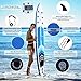 GZKYYLEGS Inflatable Stand Up Paddle Board SUP Accessories & Carry Bag, Wide Stance, Surf Control, Non-Slip Deck, Leash, Paddle and Pump, Standing Boat for Youth & Adult