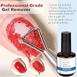 Gel Nail Remover – 2pcs, 2.0 Upgraded Version, Fast & Non-Irritating | No Soak or Wrap Needed, Removes Nail Polish in 2-5 Minutes, Not Damage to Natural Nails, for At-Home Manicure Kits