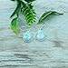 Natural Top Quality Larimar Gemstone 925 Sterling Silver Blue Stone Handmade Dangle Earrings Jewelry Gift for Her