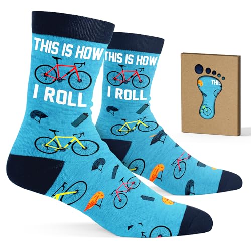 VICRAZY Cycling Socks - Gifts for Cyclists, Best Cycling Socks