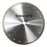 Concord Blades CTW140C10CP 14 Inch Continuous Wide Turbo Teeth Diamond Blade with Cooling Holes