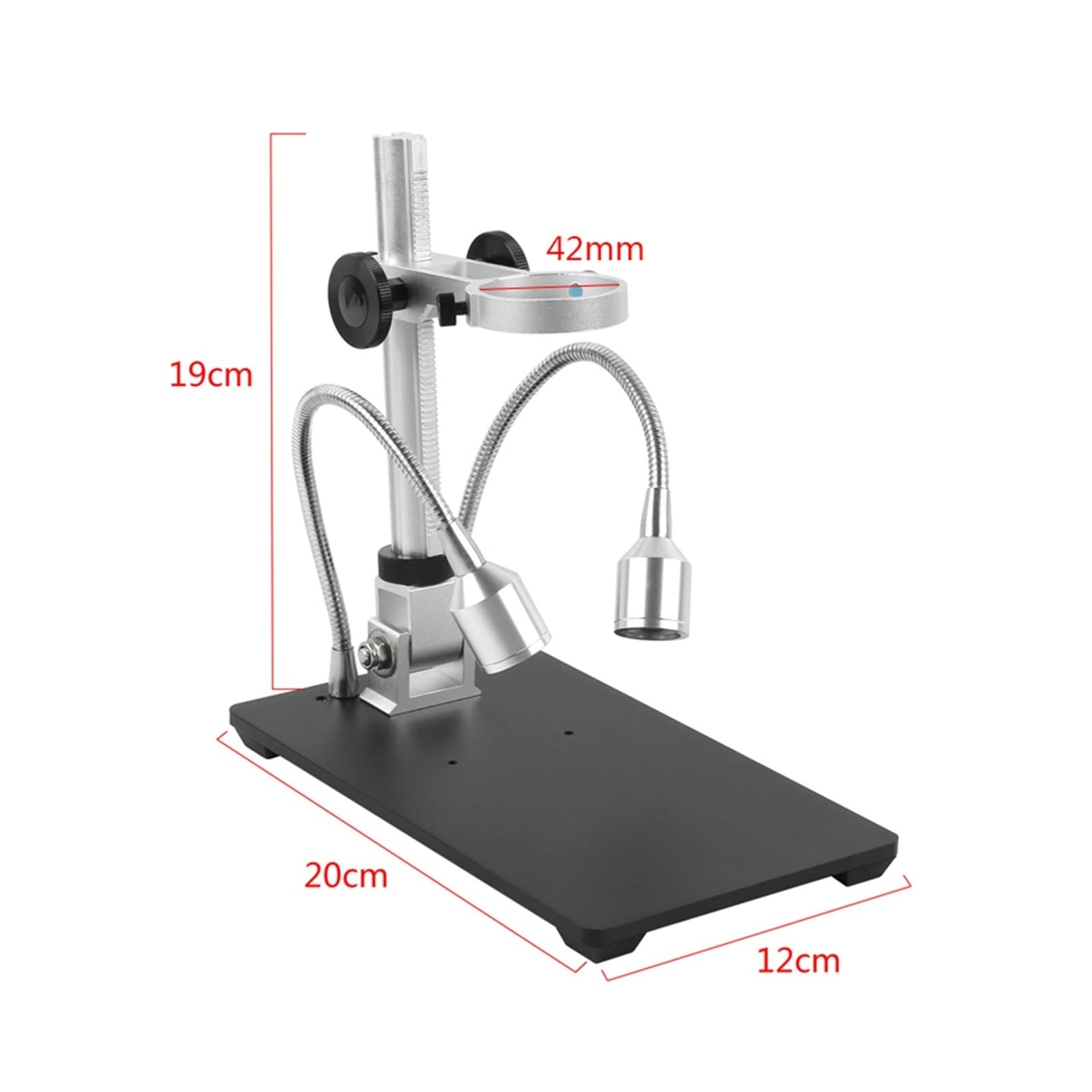 Mikroskop, 7" LCD Wyświetl cyfrowy 3. 2g USB. Mikroskop 100X przemysłowej kamery mikroskopowej wideo 2. 0mp 1080p