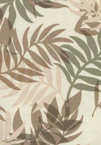 Fairfax Collection Elegant Fern Vinyl Tablecloth, 60x72 Oblong (Rectangle) [Kitchen]