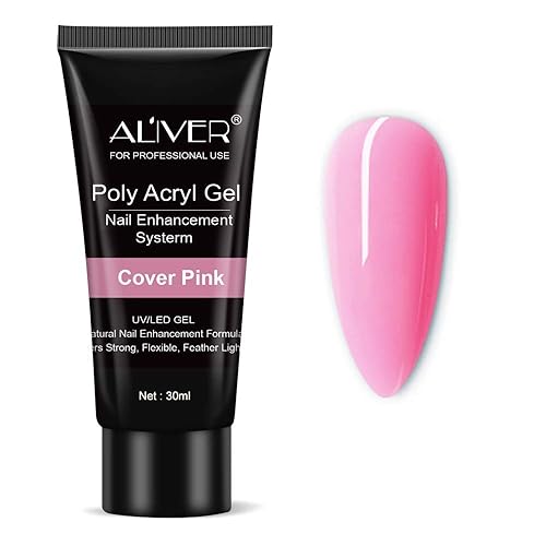 Miniatura 1 de Extensión de uñas de gel de poli gel extensión de uñas de gel de poli gel diseño de uñas de moda fácil de DIY en casa cubierta rosa