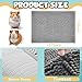 8 Pcs Guinea Pig Liner Washable Rabbit Cage Liner 16x12 Inch Guinea Pig Fleece Mats Reusable Bedding Pee Pads for Small Animals, Bunny (Grey)